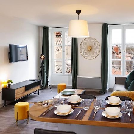 N3 Des Etudes Duplex Hypercentre Wifi Conciergeriedamecarcas Appartement Carcassonne Buitenkant foto