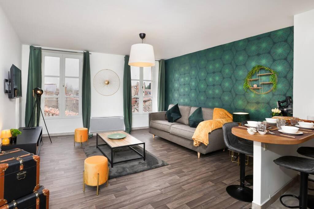 N3 Des Etudes Duplex Hypercentre Wifi Conciergeriedamecarcas Appartement Carcassonne Buitenkant foto
