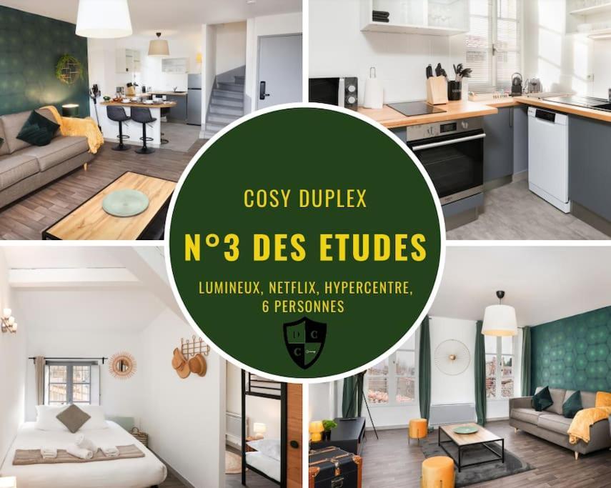 N3 Des Etudes Duplex Hypercentre Wifi Conciergeriedamecarcas Appartement Carcassonne Buitenkant foto